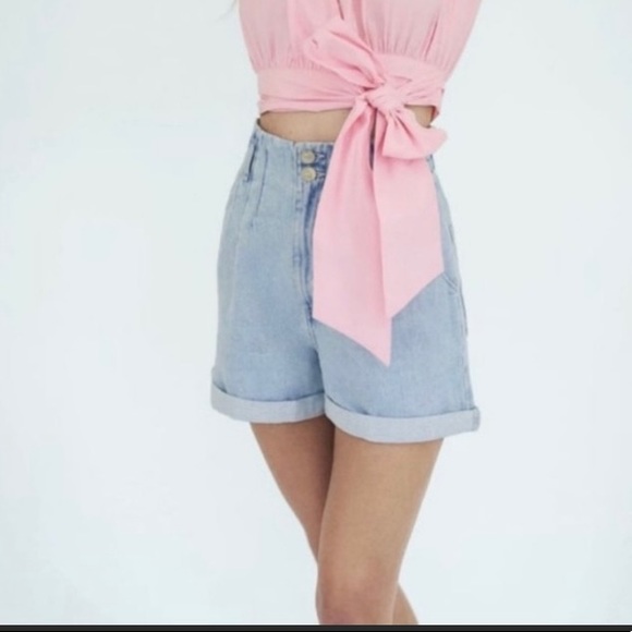 Zara Shorts Denim Light blue jeans - Picture 14 of 15